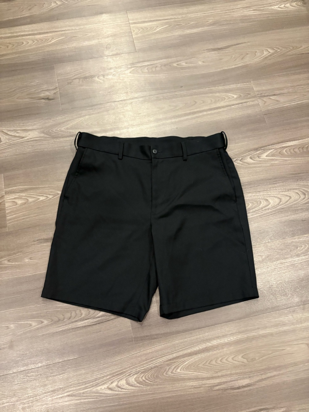 PGA TOUR Men's Black Athletic Golf Shorts